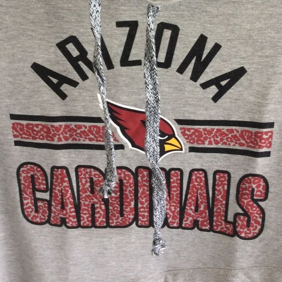 NWT, Arizona Cardinals NFL, Junior Size M, Hood Sweatshirt, Really Cute Design! - Picture 2 of 10
